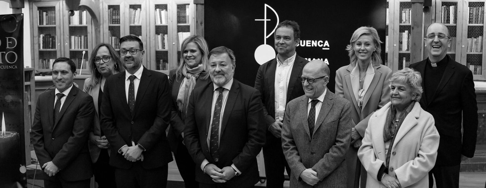 Miembros del patronato de la Fundación en la presentación de una edición de la Semana de Música Religiosa